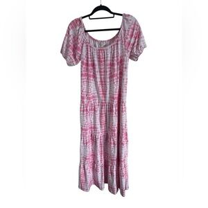 Smith & Quinn Pink Tie Dye Dress, size small